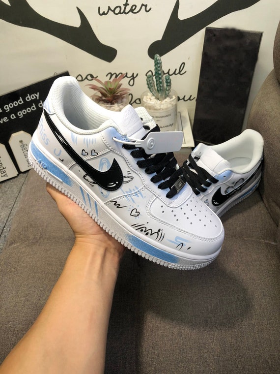 Custom Air Force 1 Custom Nike Shoes Custom Sneakers Graffiti Design Nike AF1 Creative Hand Painted Gifts Etsy Ireland