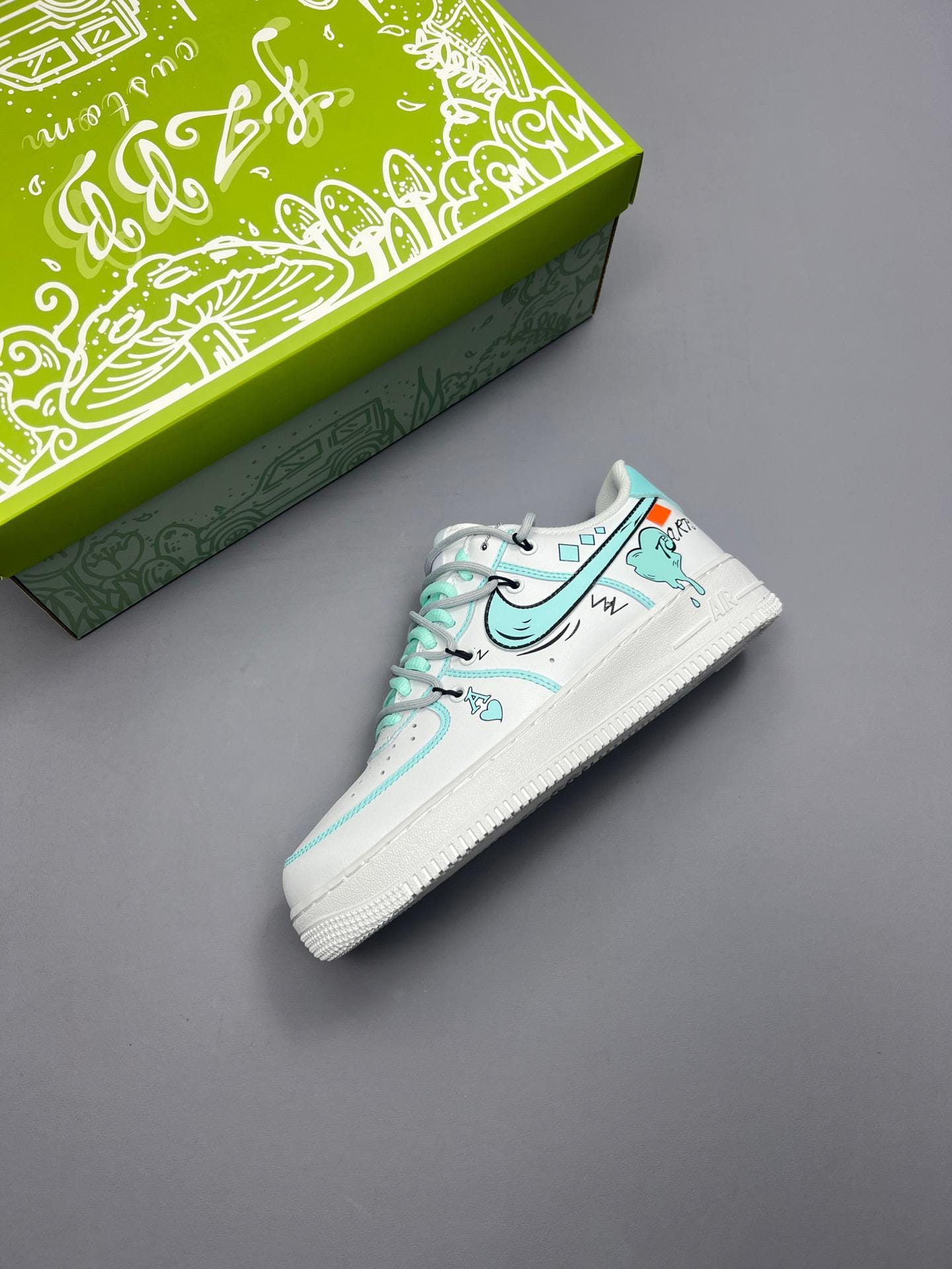 Custom Air Force 1 Custom Nike Shoes Custom Sneakers Graffiti Design Nike AF1 Ink Style Sneakers Etsy