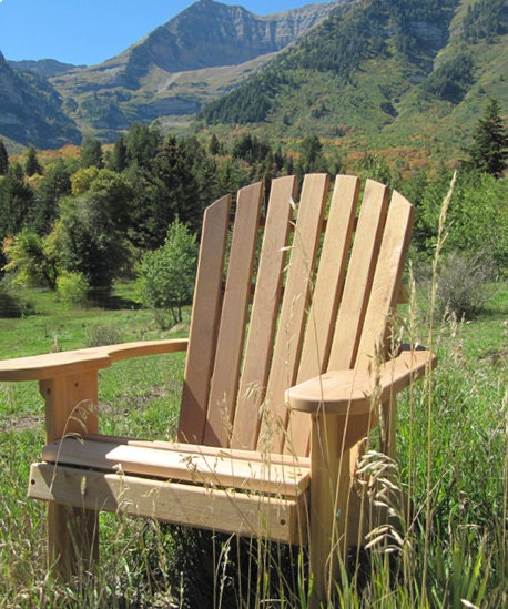 1 Adirondack Chair unfinished Kit or Partially Assembled 