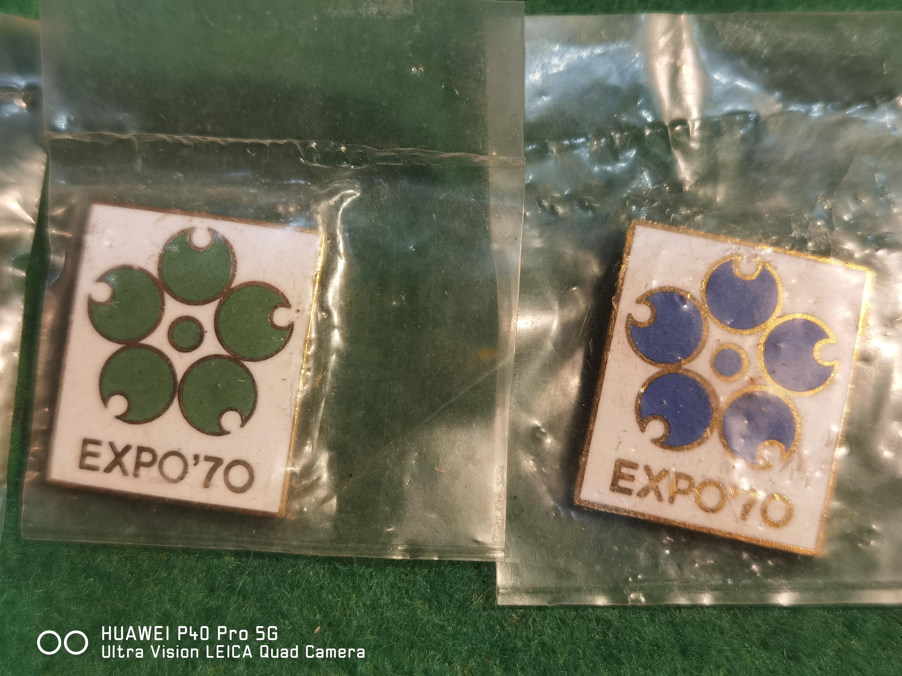 Osaka 1970 Expo Enamel Pin Badge Set of 3 - Etsy