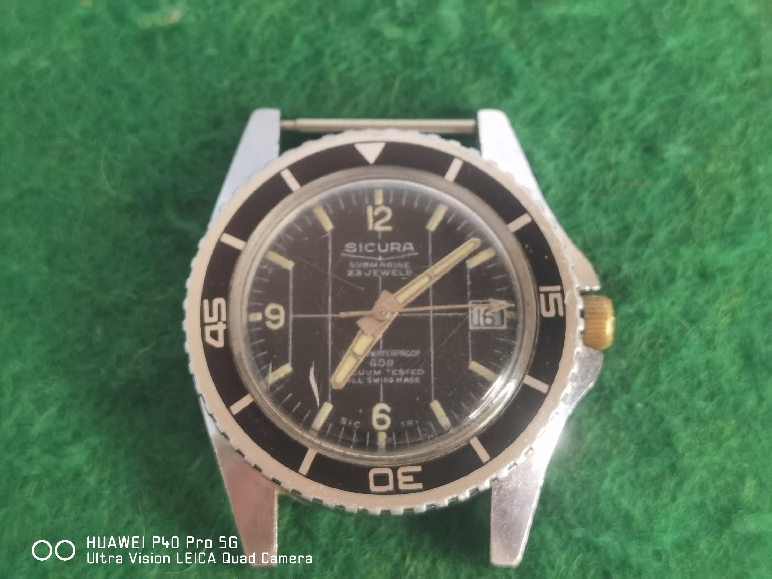 SICURA - Vintage 1960s SICURA Submarine Divers Watch - Mechanical