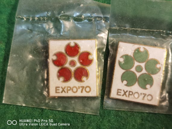Osaka 1970 Expo Enamel Pin Badge Set of 3 - Etsy Australia