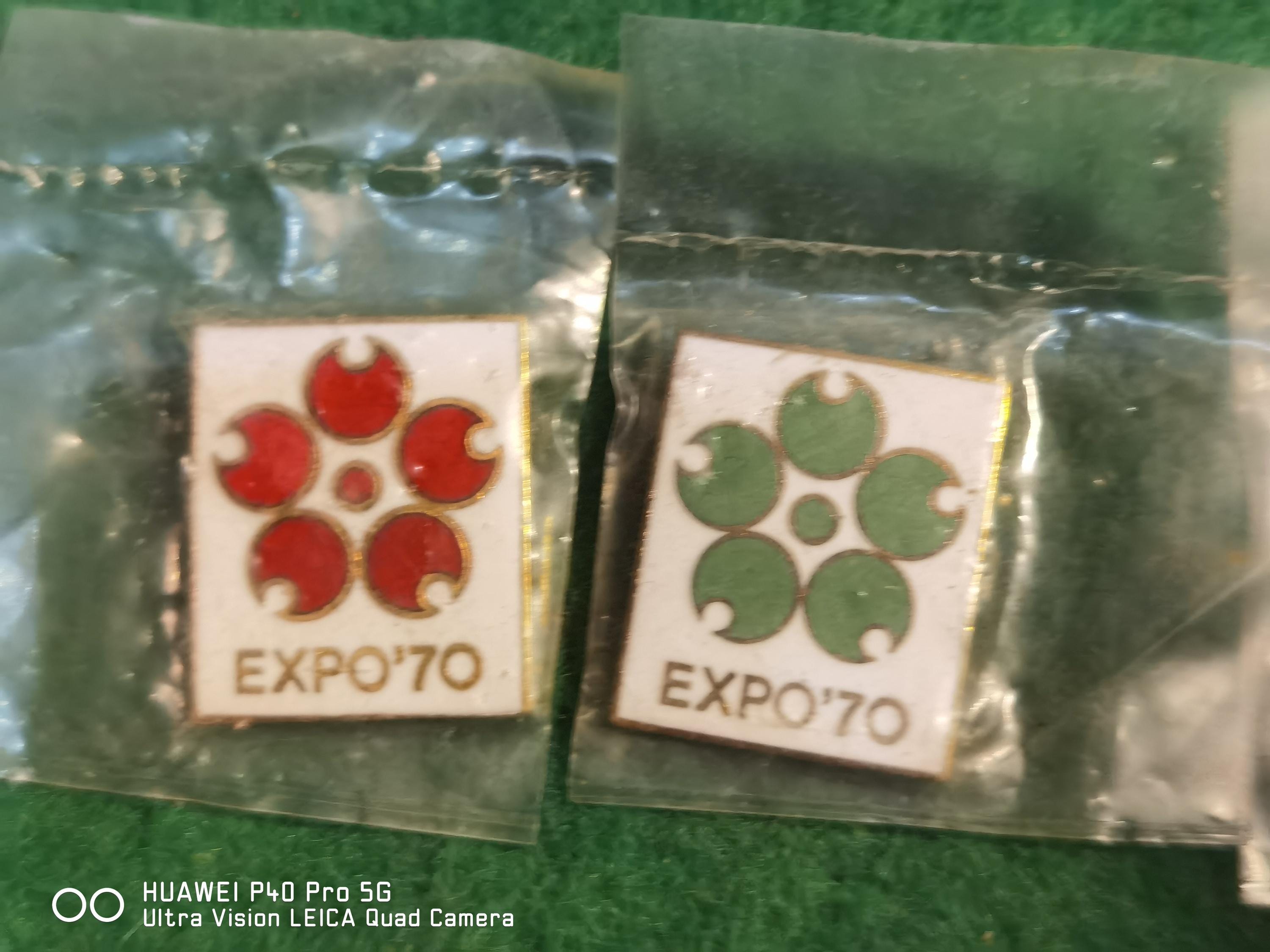 Osaka 1970 Expo Enamel Pin Badge Set of 3 - Etsy