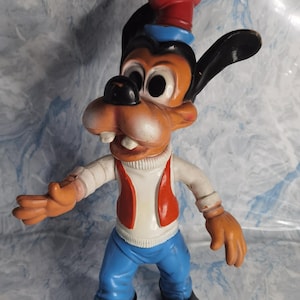 Walt Disney Goofy Walt Disney Produktion Spielzeug aus 60er Gummi Sammlerspielzeug Hundespielzeug
