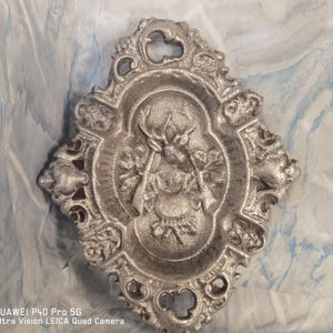 Cenicero vintage de aluminio fundido, cenicero para trofeos de caza, cenicero con escena de caza, cenicero de fabricación búlgara.