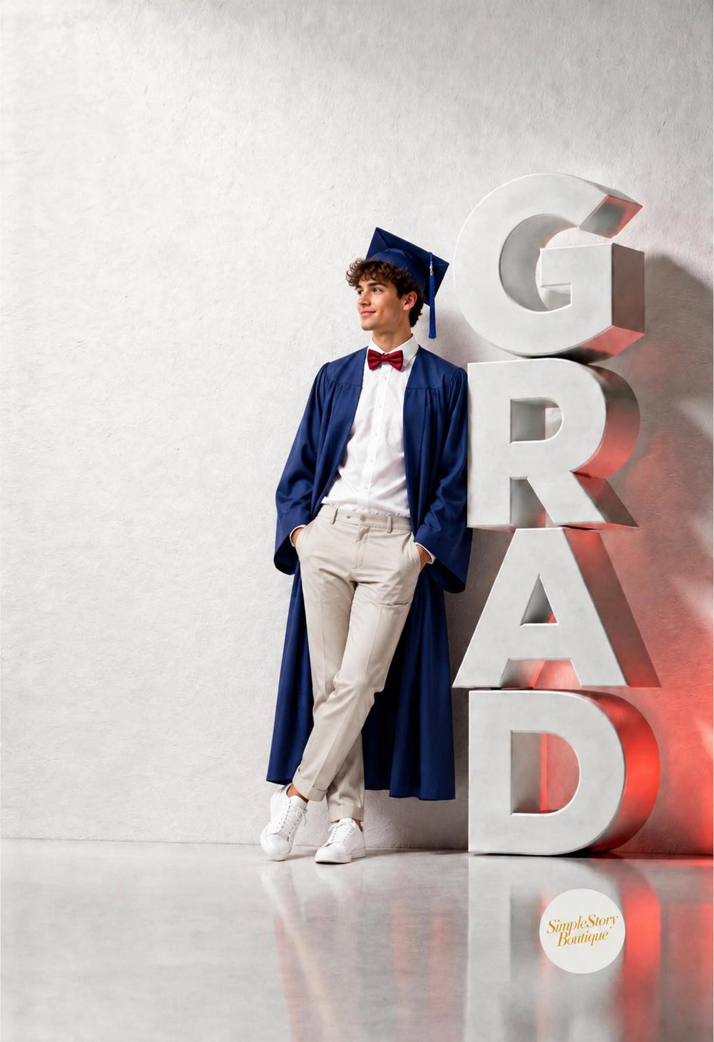 Graduation Digital Backdrop Set | 2026 Senior Photo Backgrounds With 3D ...