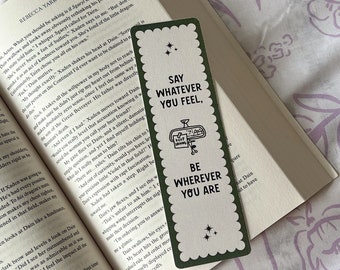 Noah Kahan Inspired Bookmark - You're Gonna Go Far  - Stick Season