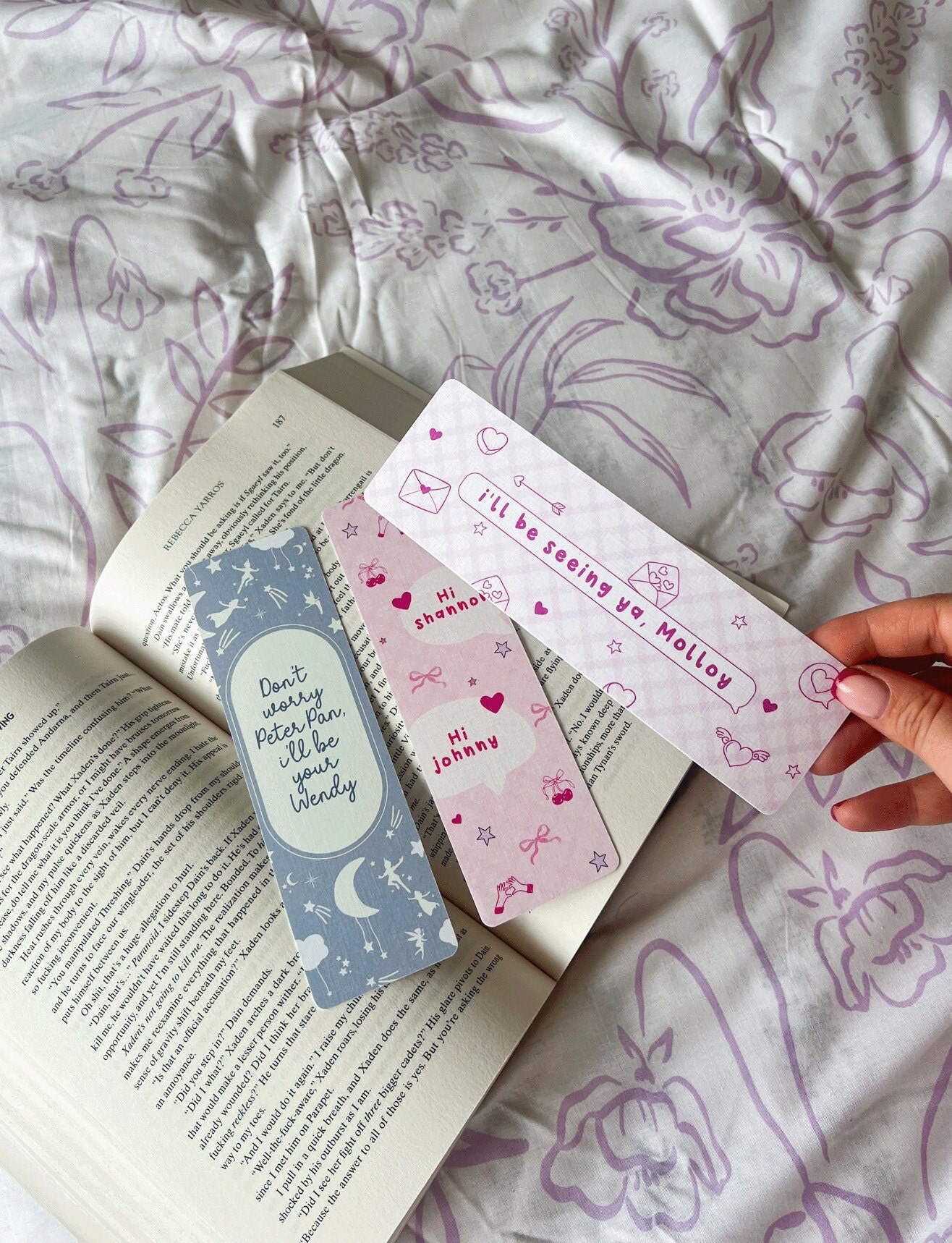 Boys of Tommen Bookmarks - Binding 13 & Saving 6 - Girly Bookmarks - Etsy