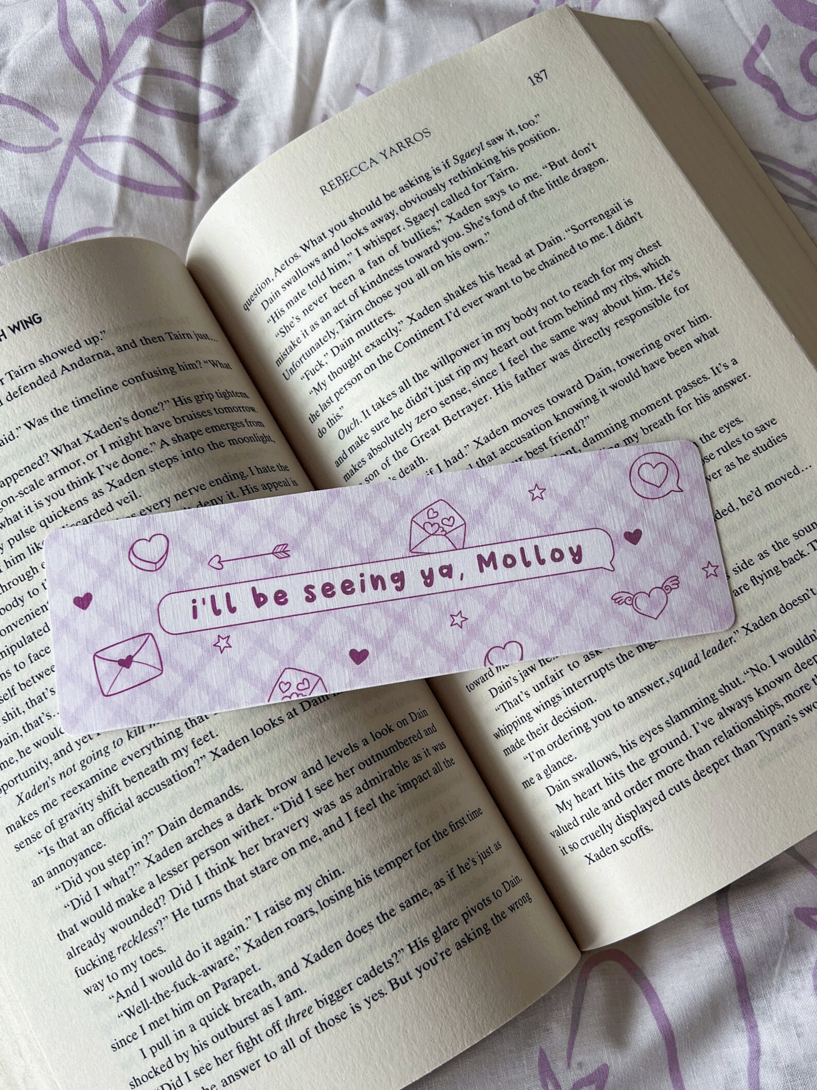 Boys of Tommen Bookmarks - Binding 13 & Saving 6 - Girly Bookmarks - Etsy