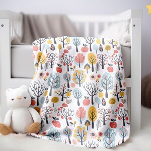 Blanket SCANDINAVIAN Girl. Minky Baby Blanket or Lovey. Scandi Home Decor Minky and Faux Fur Child or Adult Throw Blanket Gift. Etsy