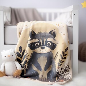 Raccoon Blanket Etsy Canada