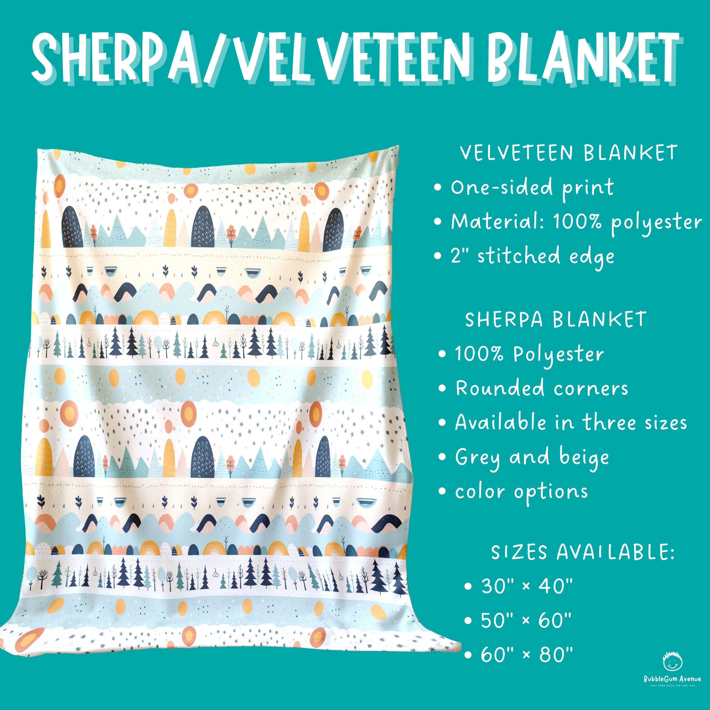 Whimsical Fairies Baby Girl Blanket, Baby Shower Gift Idea, Girl