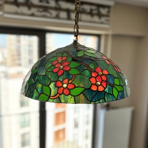 Handmade Tiffany Chandelier image 1