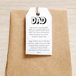 Father&#39;s Day Gift Tag Printable Daddys Day Favor Tag For Dad Editable Best Dad Tag From Kids Happy Fathers Day Gift To Dad Dads Gift Tag