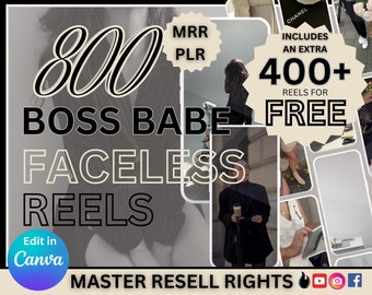 Faceless Aesthetic Videos for Instagram Reels Faceless Digital Marketing Videos MRR PLR Mega Digital Marketing Bundle Aesthetic Stock Videos