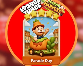 Parade Day Set #14 - Monopoly_Go 5 Star Stickers - Happy Harvest Album - Fast Shipping