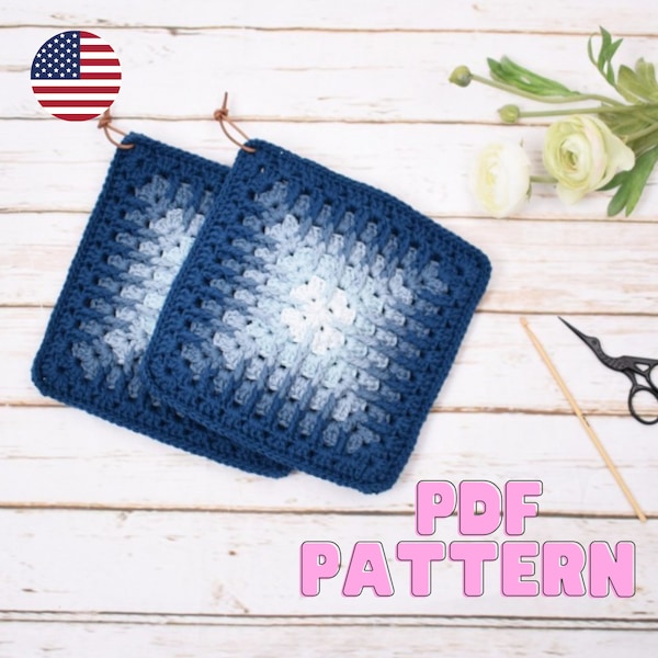 Crochet pattern POTHOLDER WAFFLE by ATERGcrochet Crochet hot pad pattern,crochet potholder,quick Christmas gift,housewarming gift for hostes