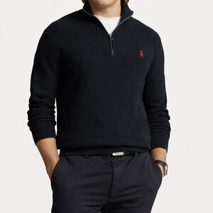 1/4 Zip Polo Ralph Lauren Cotton Light Weight Sweater Jumper for Men image 2