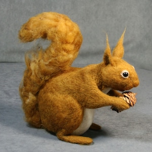 Tutorial Intermediate Needle Felting Squirrel