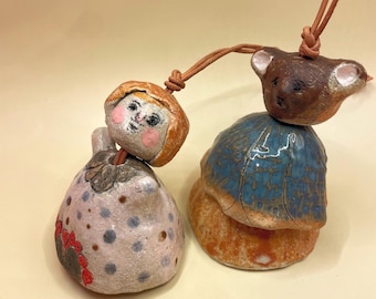 Handmade Stoneware Garden Ornament: Unique Ceramic Sculpture