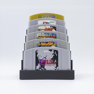 3D Printable Nintendo 64 Cartridge Stand (3 Pack) STL Files