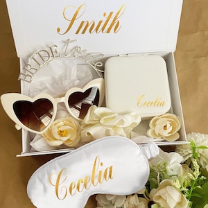 Personalized Bride Gift Box: Bridal Shower Engagement Hamper