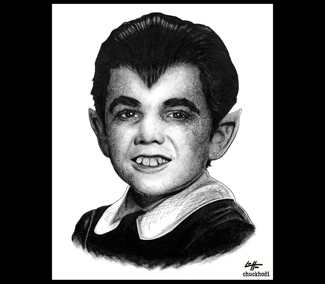 Print 8x10 Eddie Munster the Munsters Butch Patrick Etsy Norway