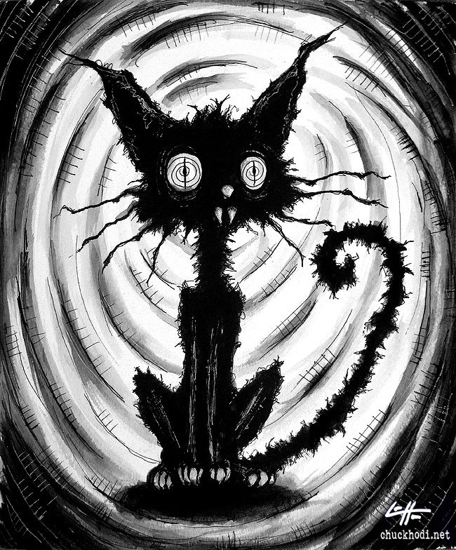 原画 猫 黒猫 ダークファンタジー ホラー アート 絵画 画家 ハンドメイド 原画 猫 黒猫 ダークファンタジー ホラー アート 絵画 画家