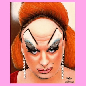 Divine - John Waters Pink Flamingos Hairspray Drag Queen Pop Art B Movie Cult Classic Harris Glenn Milstead