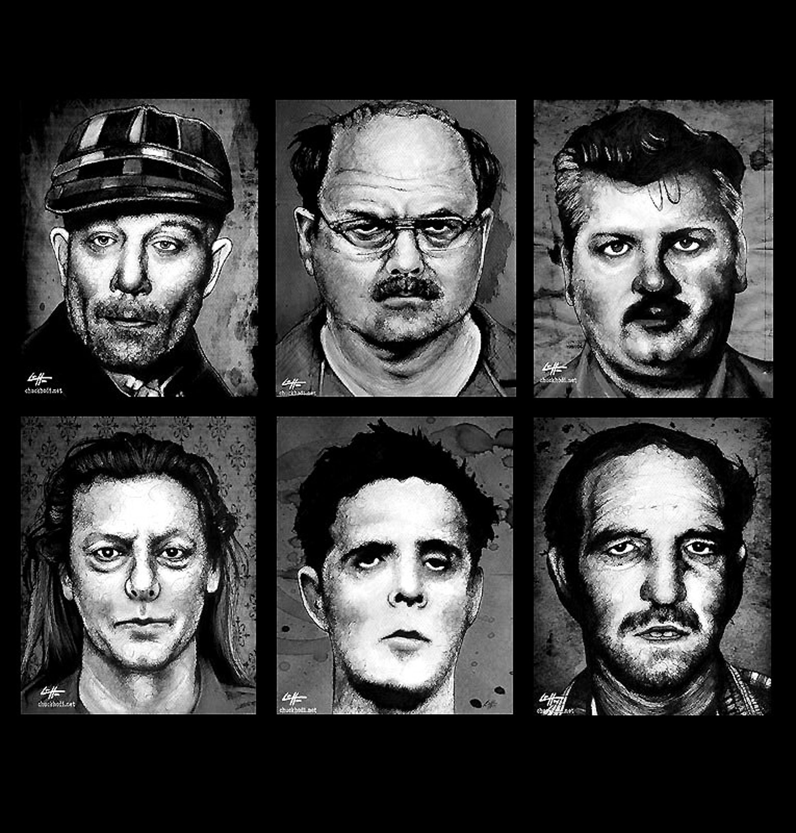 Портреты серийных маньяков