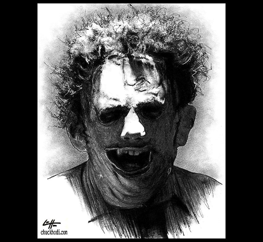 版画 face Leatherface Mask Texas Chainsaw Massacre 2003 Mint! | eBay