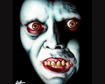 Captain Howdy - Pazuzu Regan MacNeil Exorcist Horror Vintage Classic Dak Art Creepy Scary Priest Gothic Evil Lowbrow Art