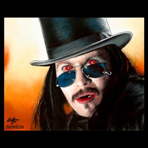 Dracula - Gary Oldman Bram Stoker Vampire Blood Winona Ryder Pop Art Lowbrow Art Gothic Halloween Monster Creature Dark Art