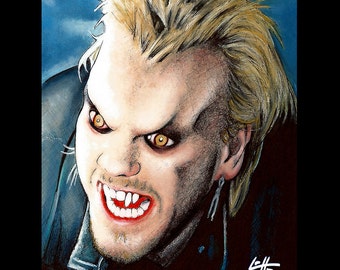 David Van Etten - The Lost Boys Vampire Horror Dark Art Blood Kiefer Sutherland 80s Gothic Halloween Cult Comedy Pop Dracula