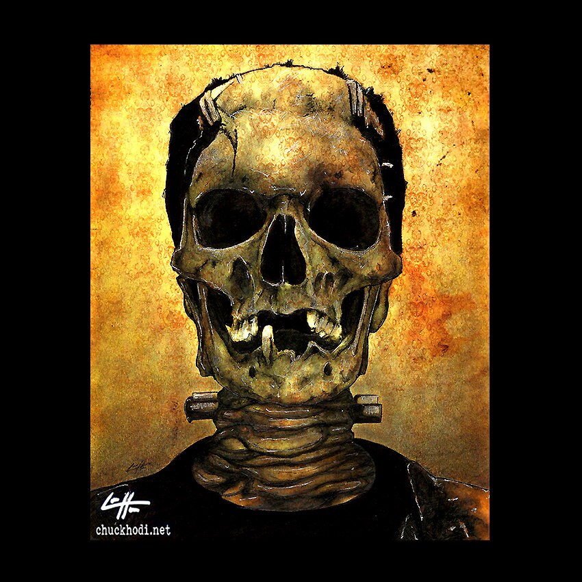 スケルトン ホラーアート スケルトン ホラーアート Airbrushed Skull - YouTube