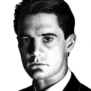 Print 8x10 Special Agent Dale Cooper Twin Peaks Kyle | Etsy