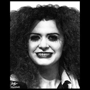 Magenta - Patricia Quinn Rocky Horror Picture Show Dr Frank N Furter Musical Drama Gothic Cult Tim Curry Pop Art Dark Horror