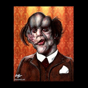 Joseph Merrick - Elephant Man Sideshow Freakshow David Lynch England London Pop Art Lowbrow Victorian UK Halloween Suit