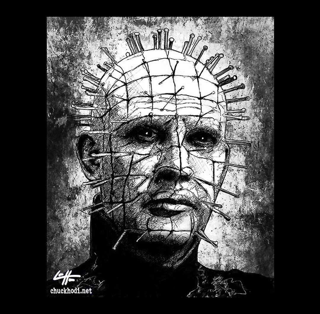 ヘルレイザー　ピンヘッド5Dダイアモンドアート 5D Diamond Painting Hellraiser Fantasy Horror Suspense Movie For