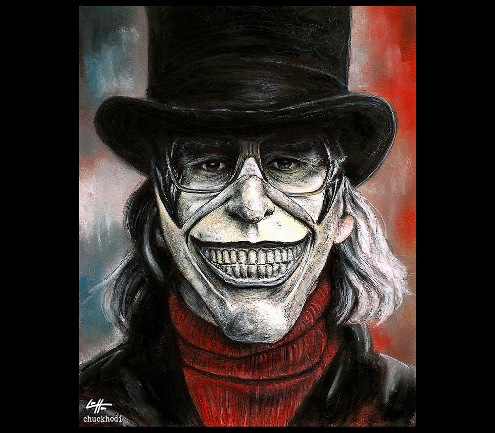 The Grabber - The Black Phone Ethan Hawke Dark Art Horror Creppy Serial  Killers Joe Hill Halloween Lowbrow Art Supernatural, image size:1000x875