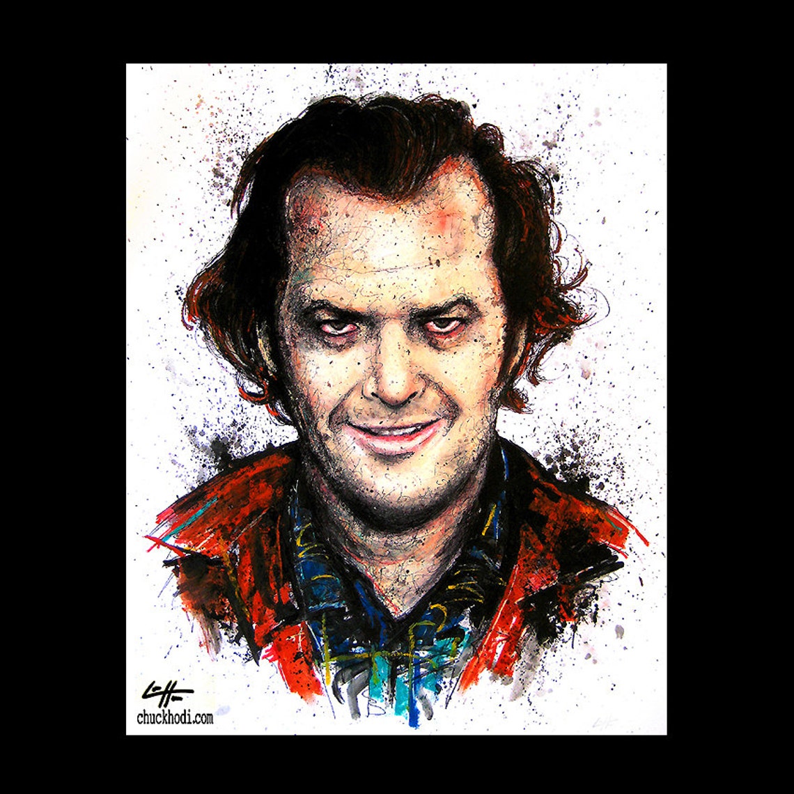 Print 8x10 Jack Torrance the Shining Jack Nicholson Etsy