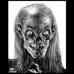 The Crypt Keeper - Tales From The Crypt Dark Art Horror Halloween Puppet Lowbrow Pop Art Spooky Corpse Creepy Scary Decay Dead