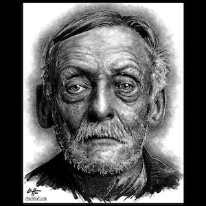 Albert Fish Serial Killers American Boogey Man Dark Art Lowbrow Pop Horror Beard Death Cannibal Murder Scary Spooky Monster image 1