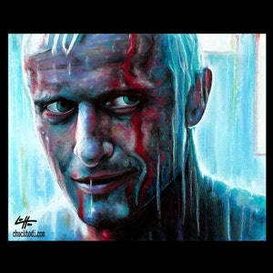 Roy Batty - Blade Runner Rutger Hauer Harrison Ford Science Fiction Pop Art Philip K Dick Sci Fi Android Los Angeles Robot