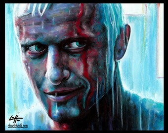 Roy Batty - Blade Runner Rutger Hauer Harrison Ford Science Fiction Pop Art Philip K Dick Sci Fi Android Los Angeles Robot