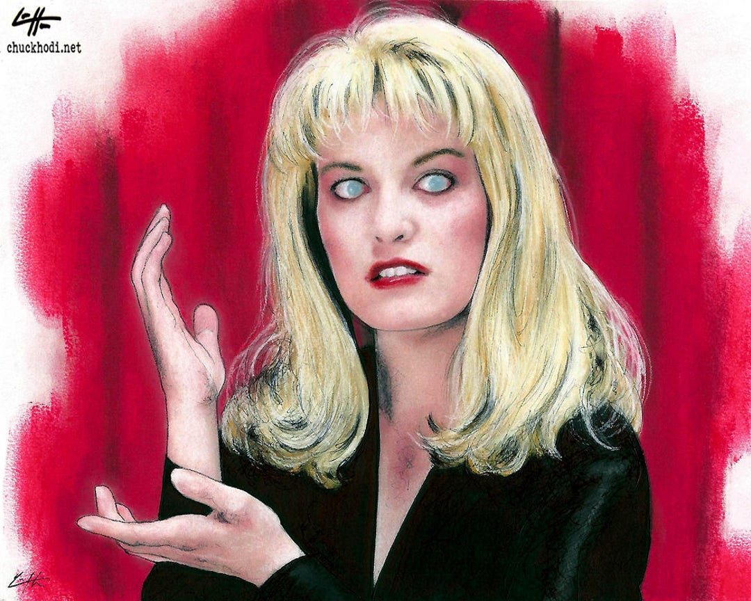 Laura Palmer - Sheryl Lee Twin Peaks David Lynch Dark Art Horror TV 90s