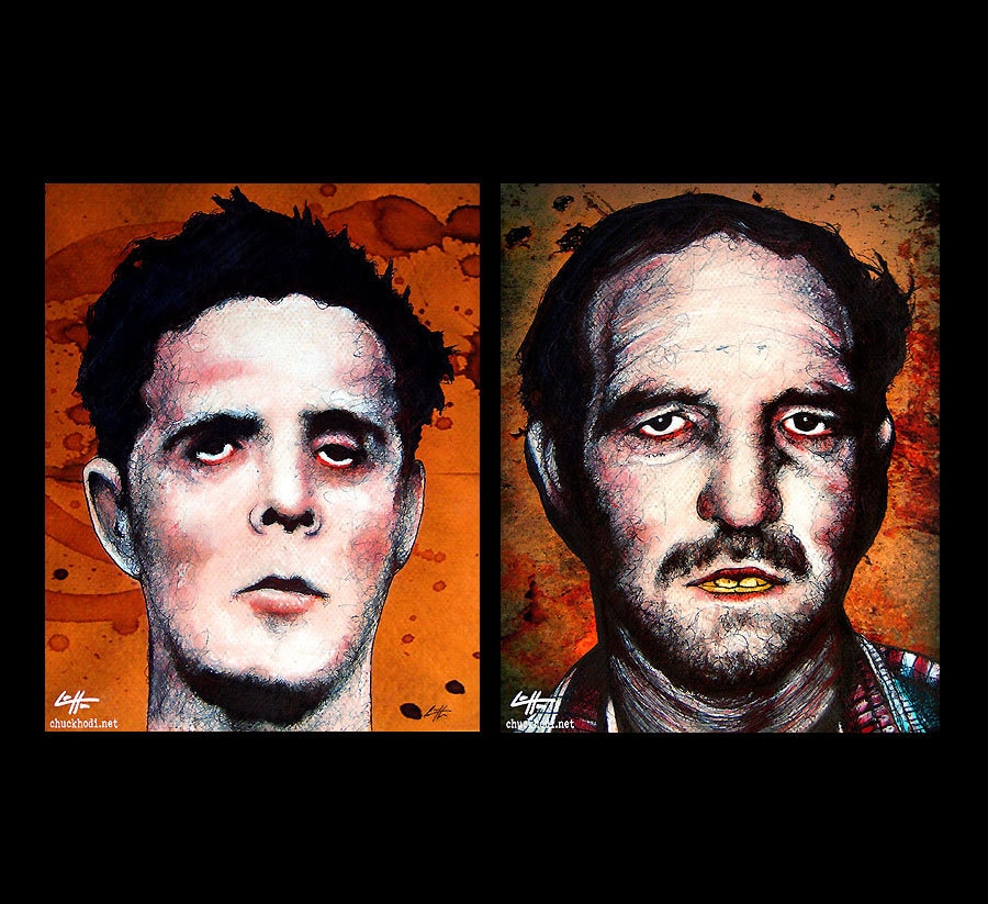 “Henry Lee Lucas & Ottis Toole” Set of two 8x10" prints from origi...