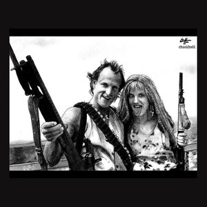 Mickey and Mallory Knox Natural Born Killers Oliver Stone Quentin Tarantino Woody Harrelson Pop Art Juliette Lewis image 1