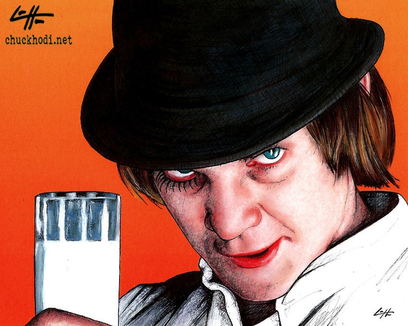 Alex DeLarge A Clockwork Orange Malcolm McDowell Stanley Kubrick Vintage Violence Gangs Murder Society British Punk Milk Pop image 2