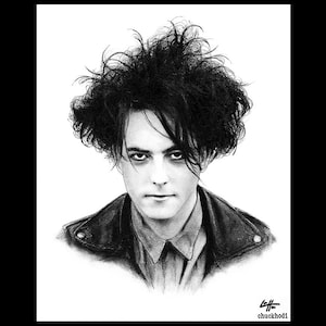 Robert Smith - The Cure New Wave Post Punk Goth Rock Gothic 80er Jahre Achtziger Siouxsie Sioux Alternative Rock Retro Sneaker Pop Art Spooky